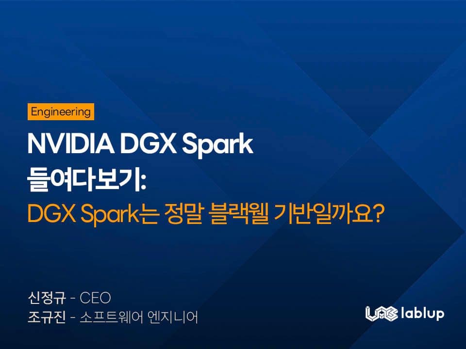NVIDIA DGX Spark 들여다보기: DGX Spark는 정말 블랙웰 기반일까요?