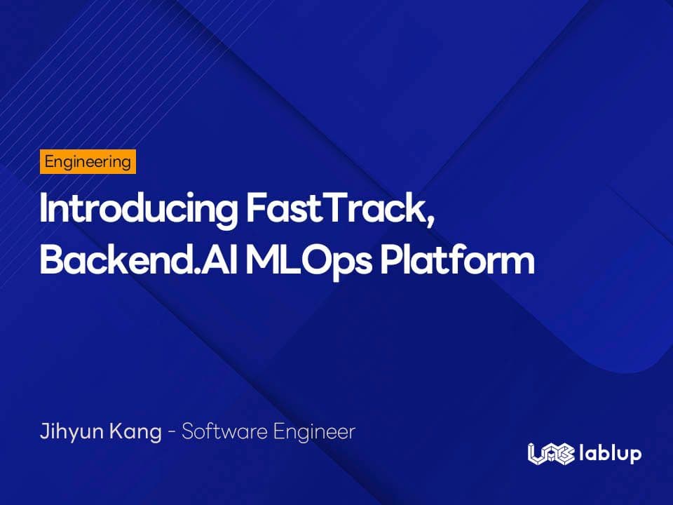 Introducing FastTrack, Backend.AI MLOps Platform