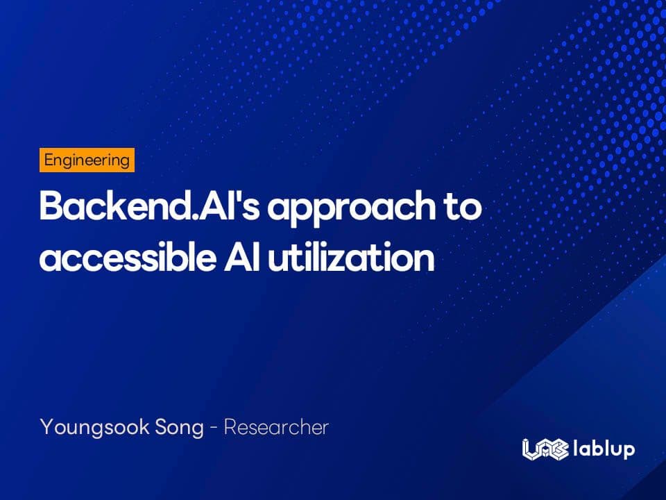 Backend.AI's approach to accessible AI utilization