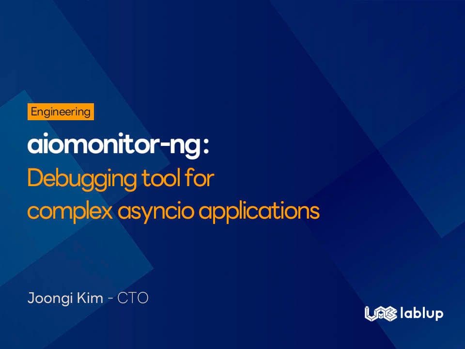 aiomonitor-ng: Debugging tool for complex asyncio applications