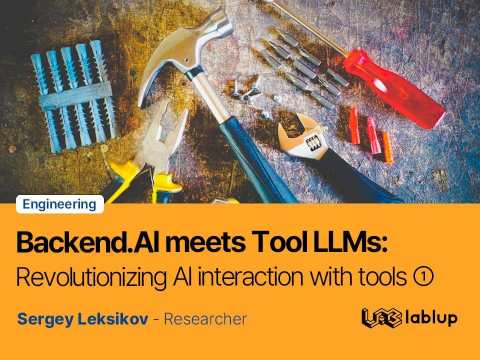 Backend.AI Meets Tool LLMs, Part 1: Concepts and Use Cases