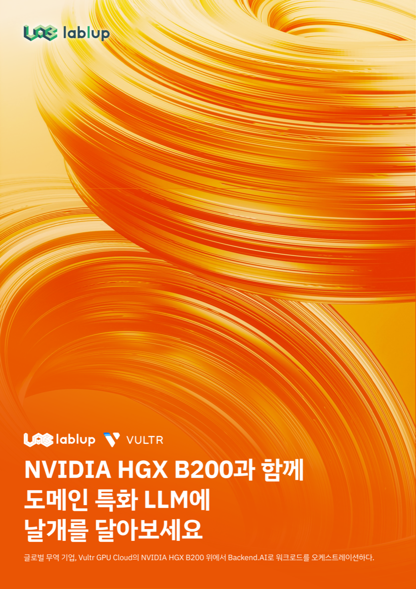 Backend.AI + Vultr: B200 GPU와 소코반 오케스트레이터의 조합
