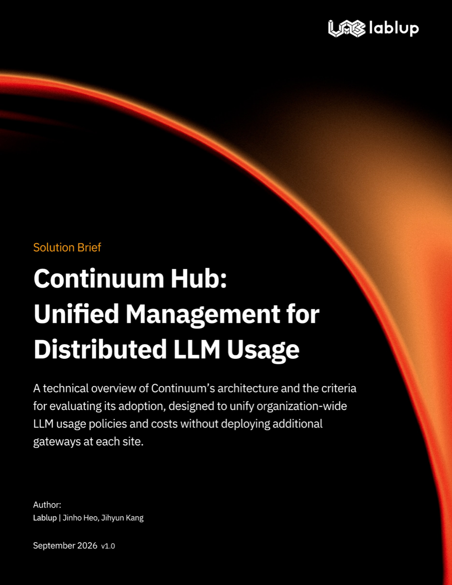 Continuum Hub: Unified Management for Distributed LLM Usage