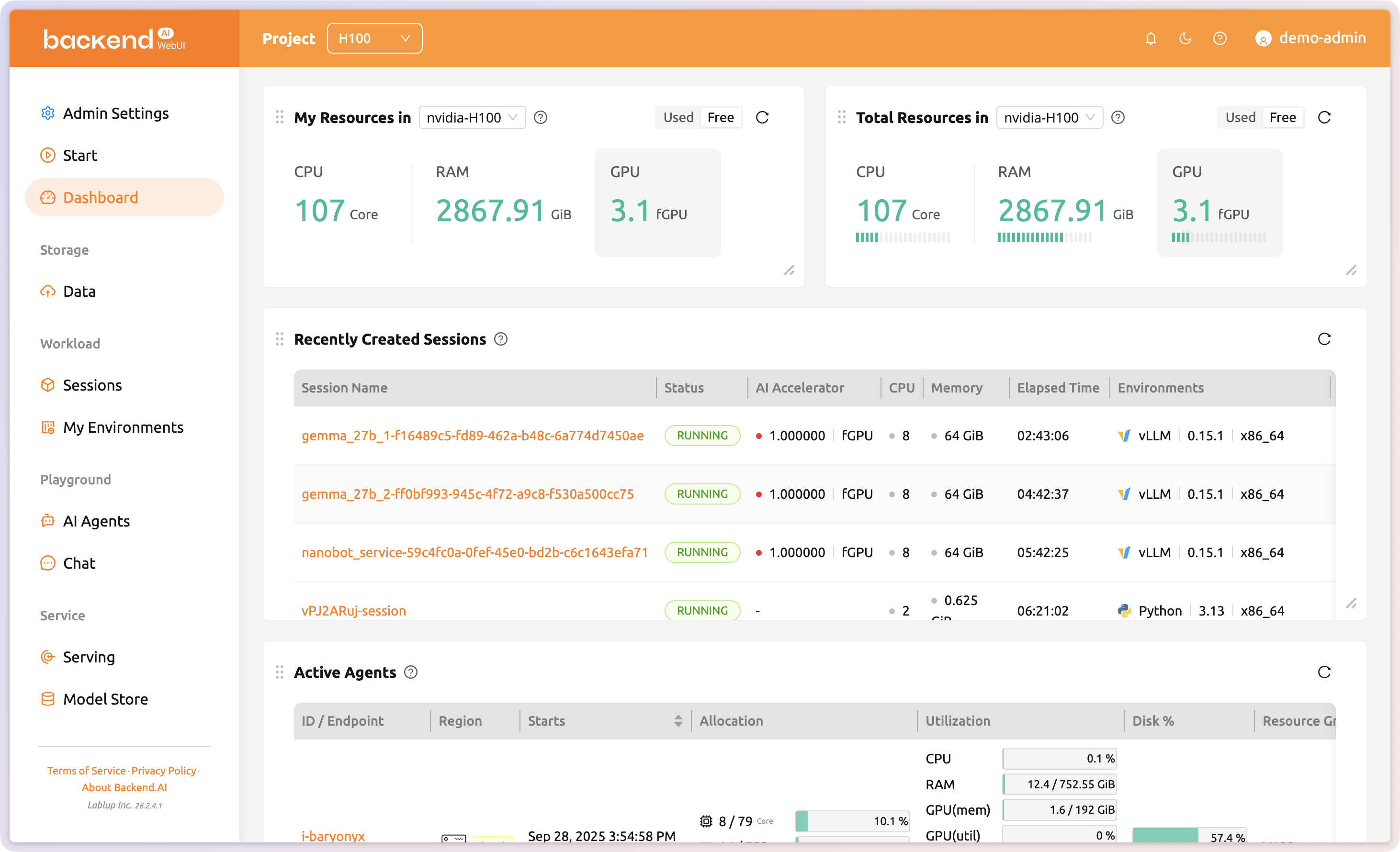 Cluster health at a glance
